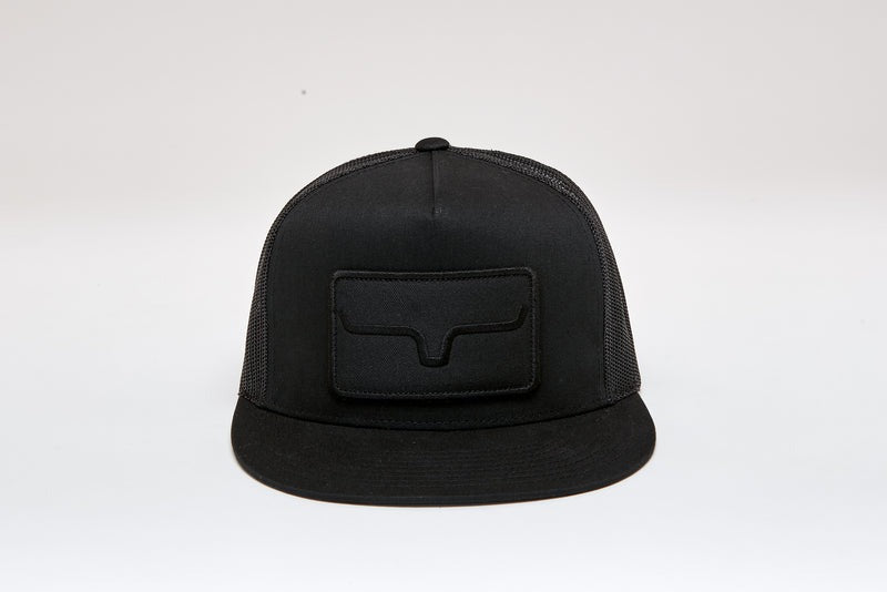 Banner Trucker Hat in Black by Kimes Ranch