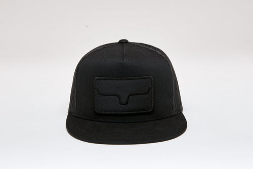 Banner Trucker Hat in Black by Kimes Ranch