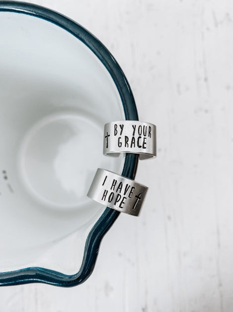 By Your Grace Adjustable Ring Set (2)