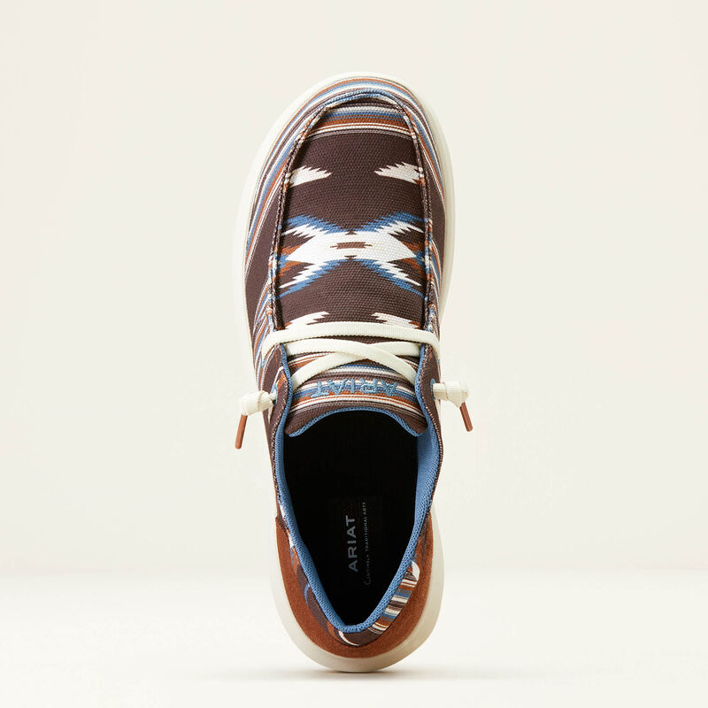 The Chocolate Aztec Hilo Shoes by Ariat