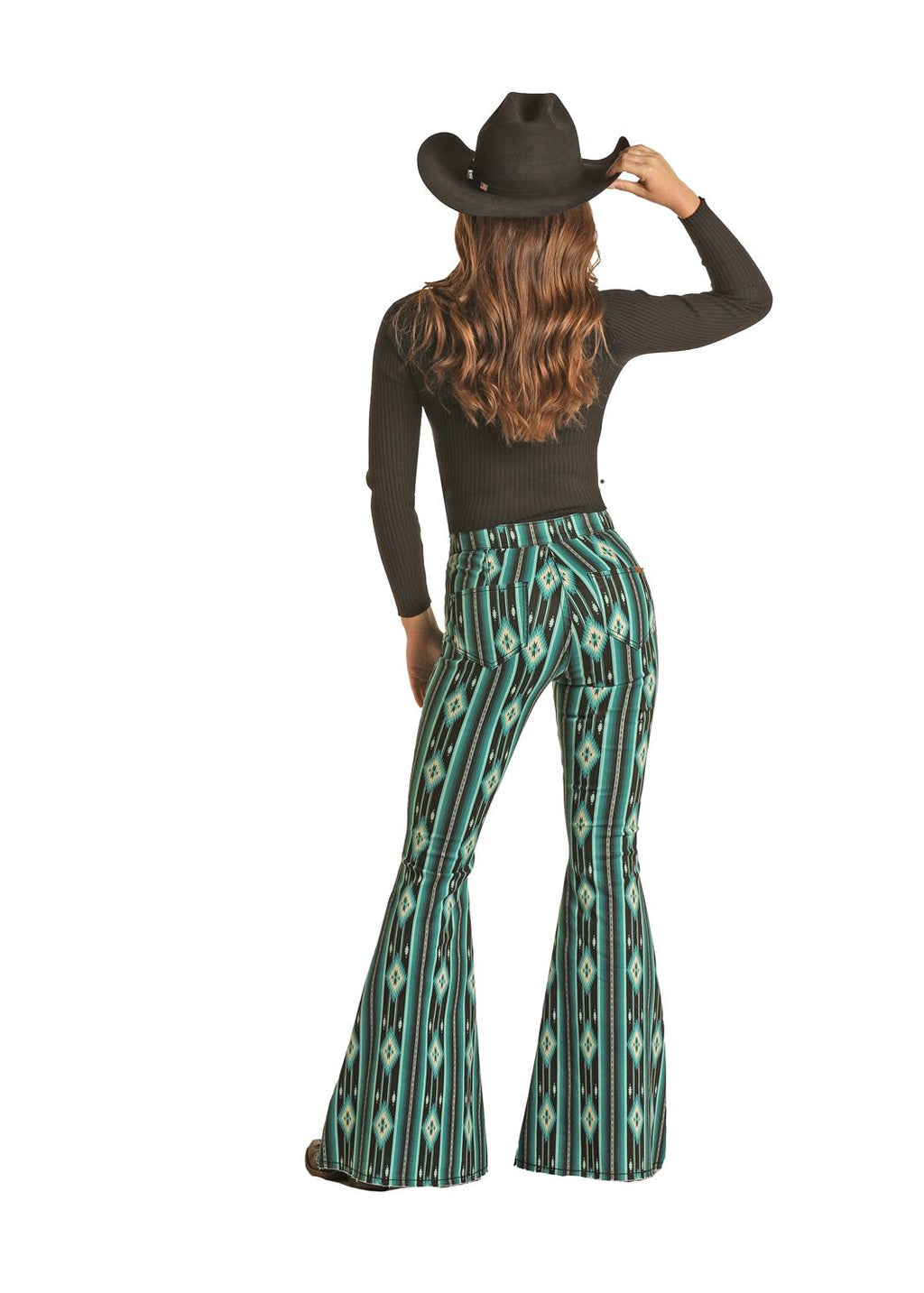 The Lainey Aztec Flare by Rock & Roll Denim