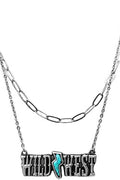 Wild West 2 Row Necklace