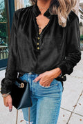 The Georgia Jolene Velvet Blouse
