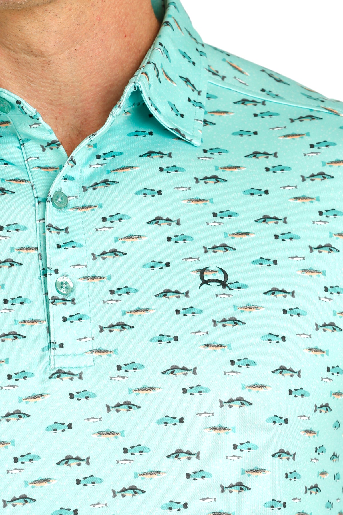 The Gone Fishin' Arenaflex Polo Shirt by Cinch