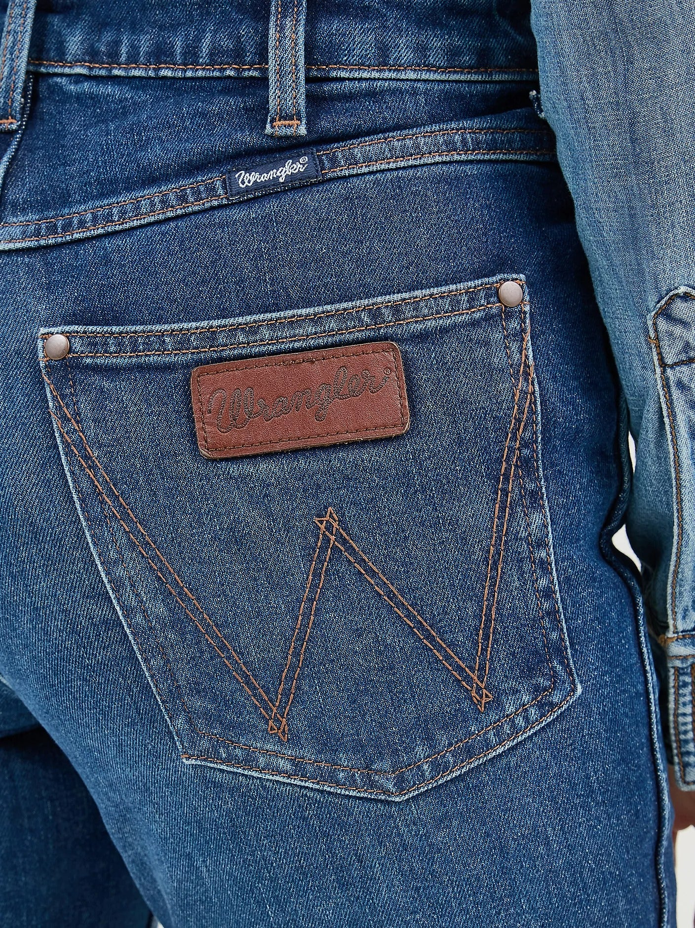 The Camrose Dark Wash Bailey High Rise Jeans by Wrangler