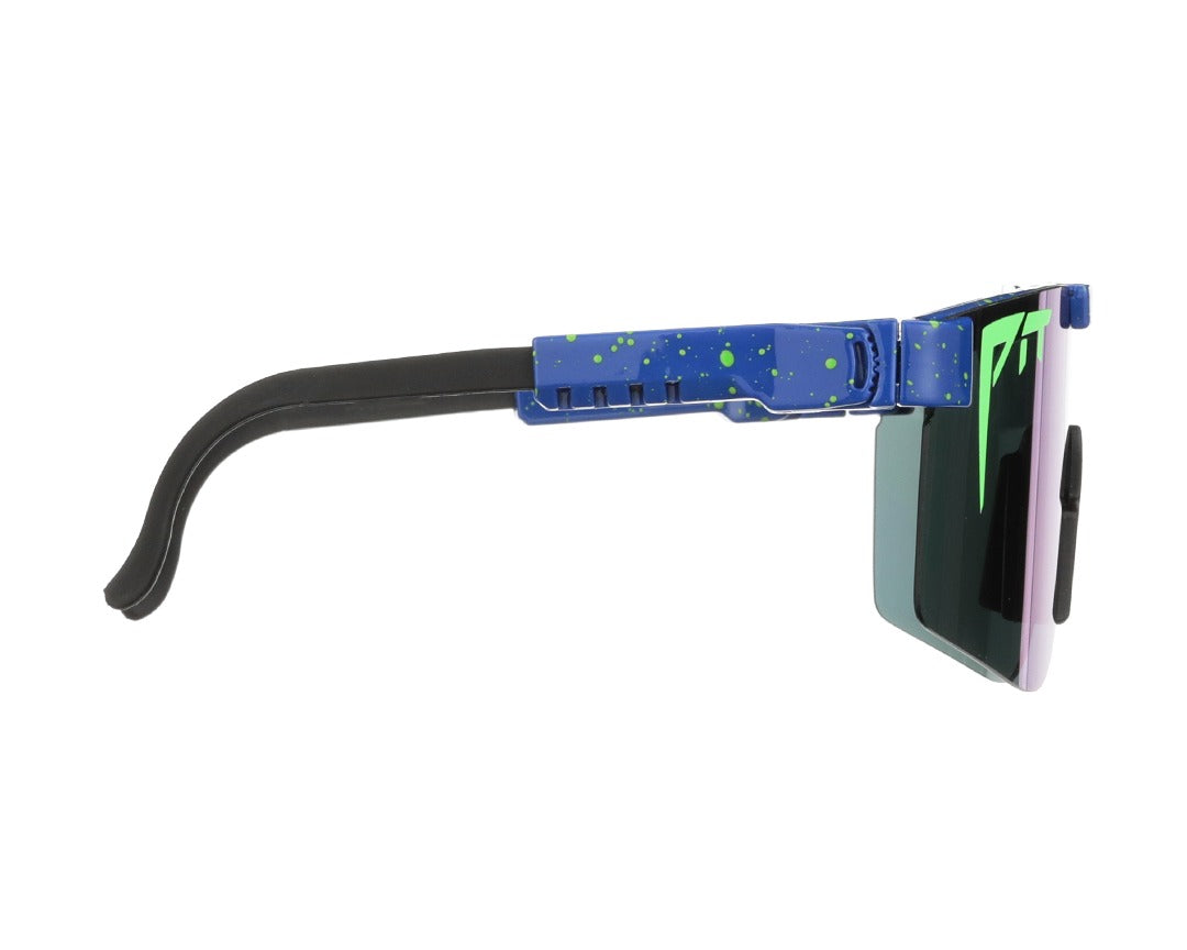 The Original Leonardo Polarized Blue-Green Sunglasses by Pit Viper - Narrow