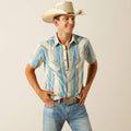 The Hilton Men's SS Pearl Snap Shirt by Ariat