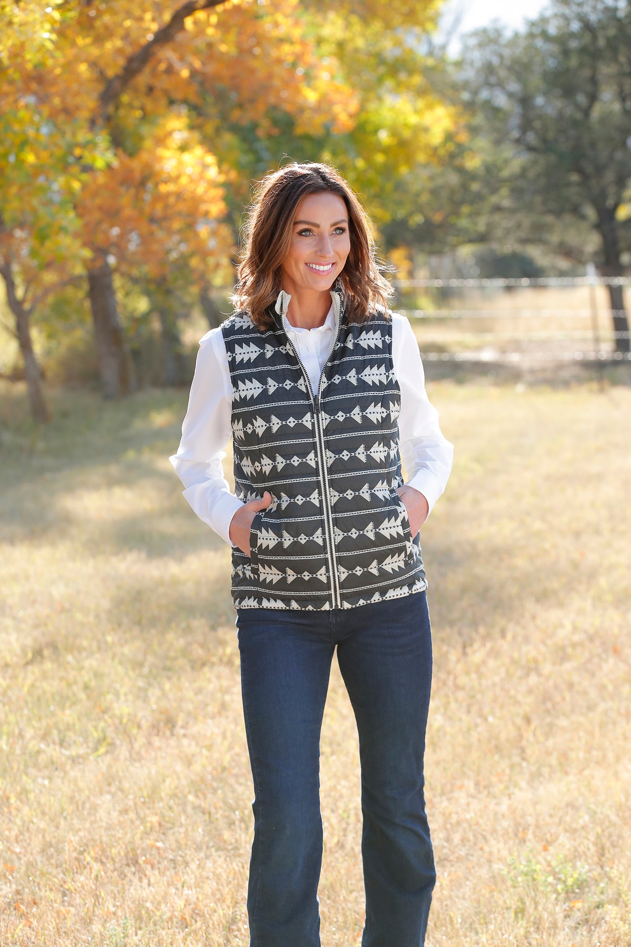 The Aztec Oreo Vest by Cinch
