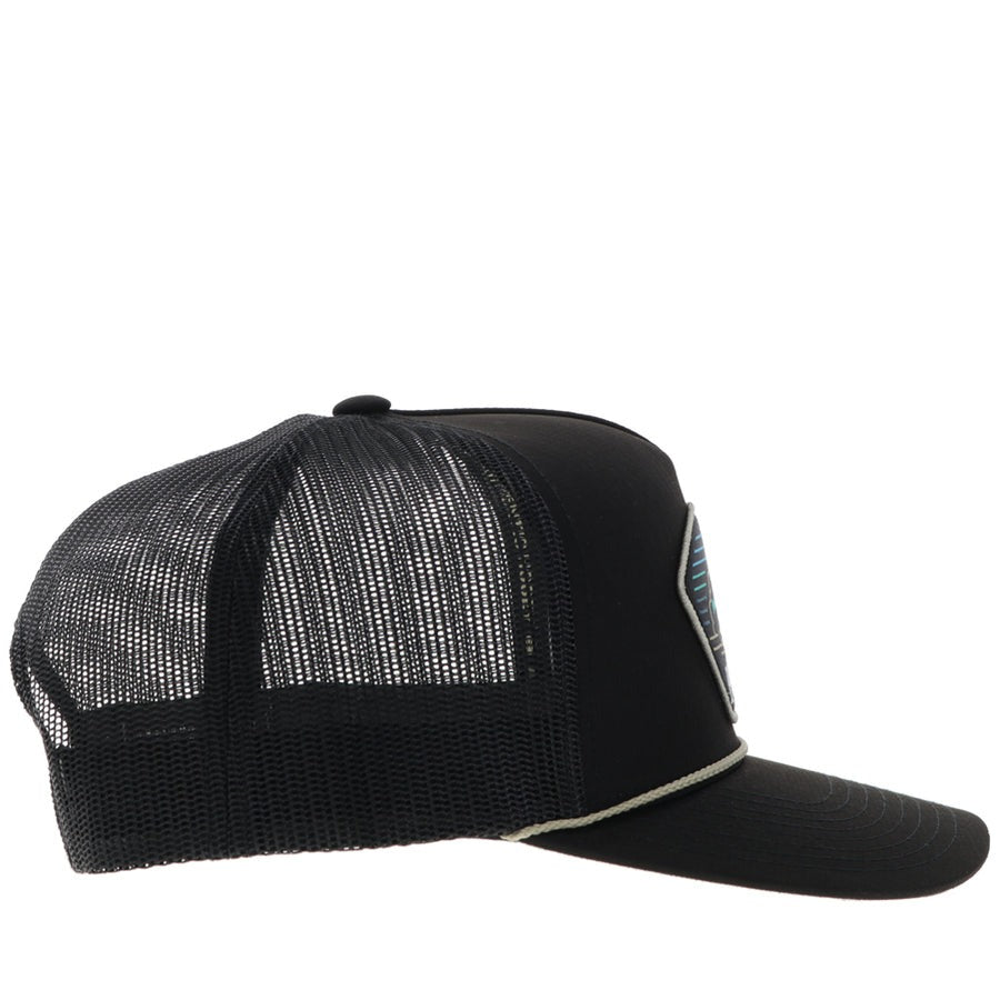 The Punchy Hat by Hooey Black/Black Mesh