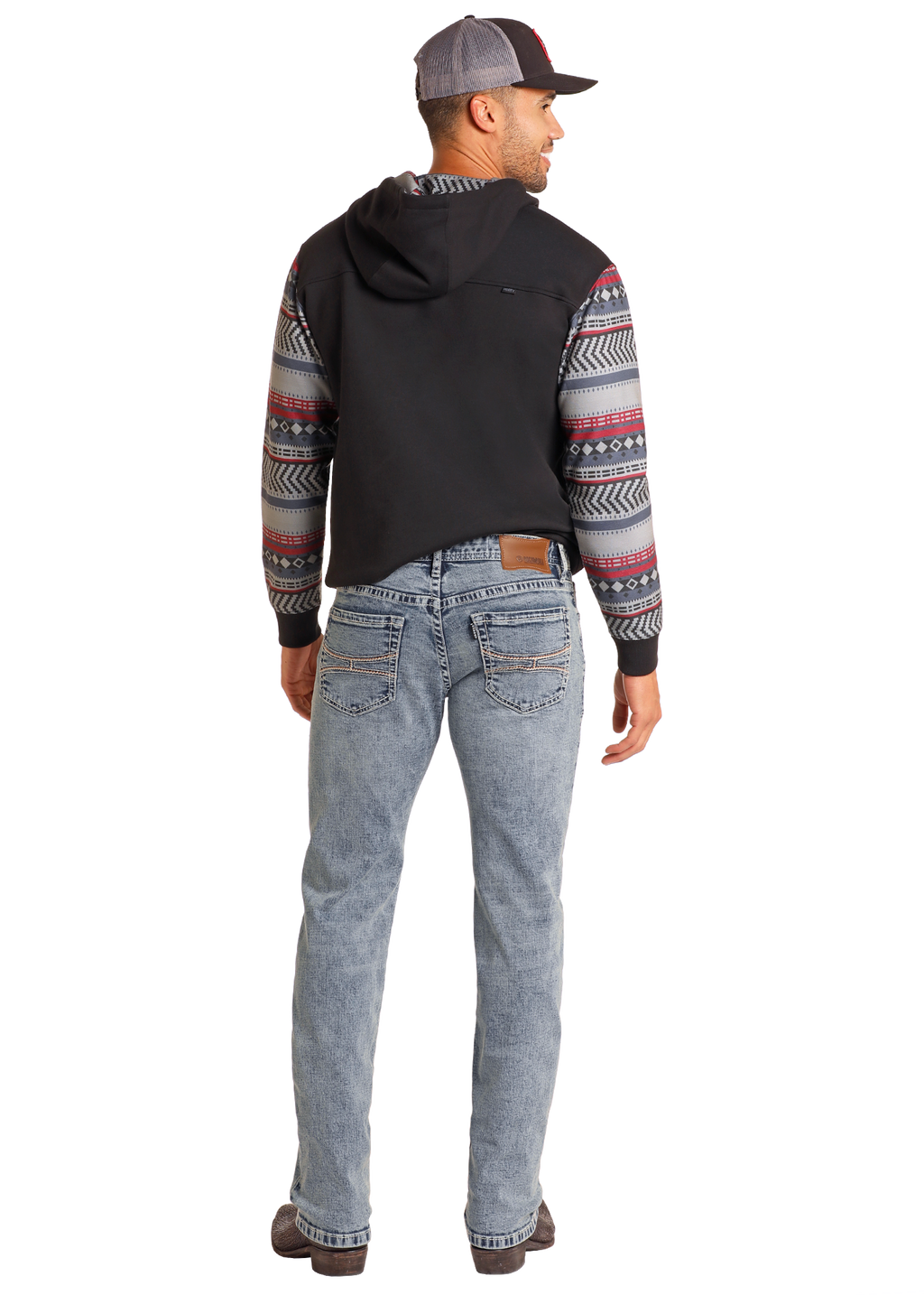The Jackson Ridge Revolver Slim Straight fit Jeans by Hooey x Rock & Roll Denim