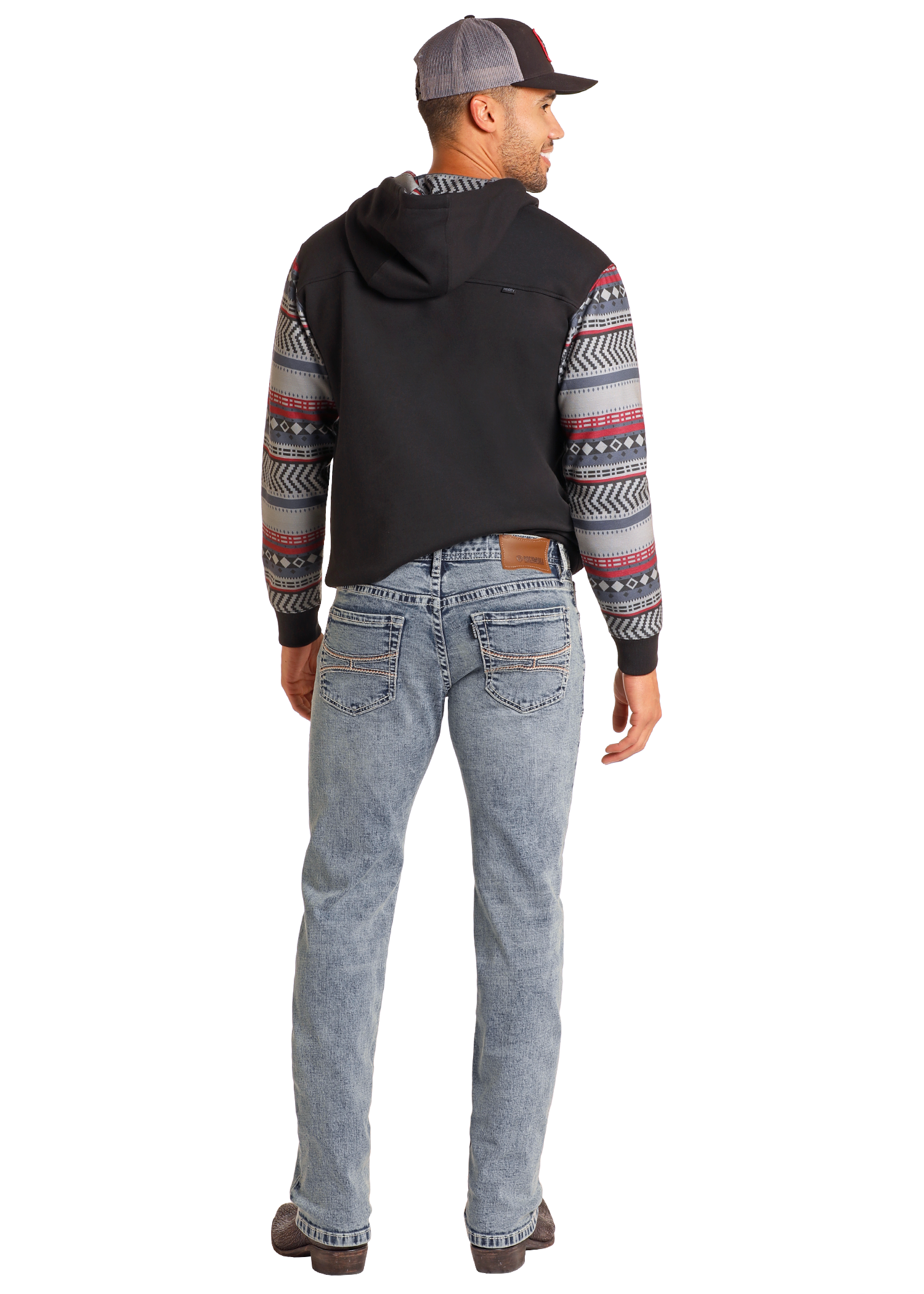 The Jackson Ridge Revolver Slim Straight fit Jeans by Hooey x Rock & Roll Denim