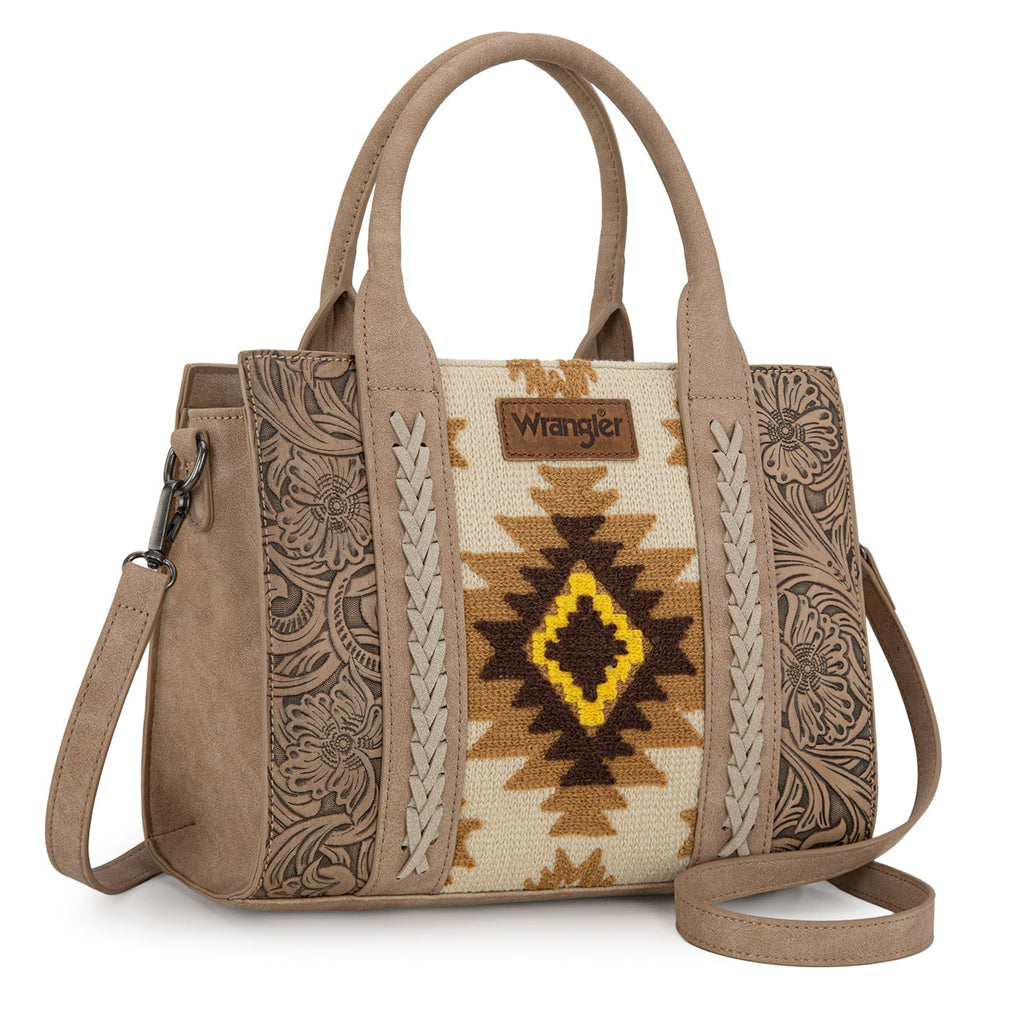 The Alexandra Wrangler Mini Tote Purse in Tan