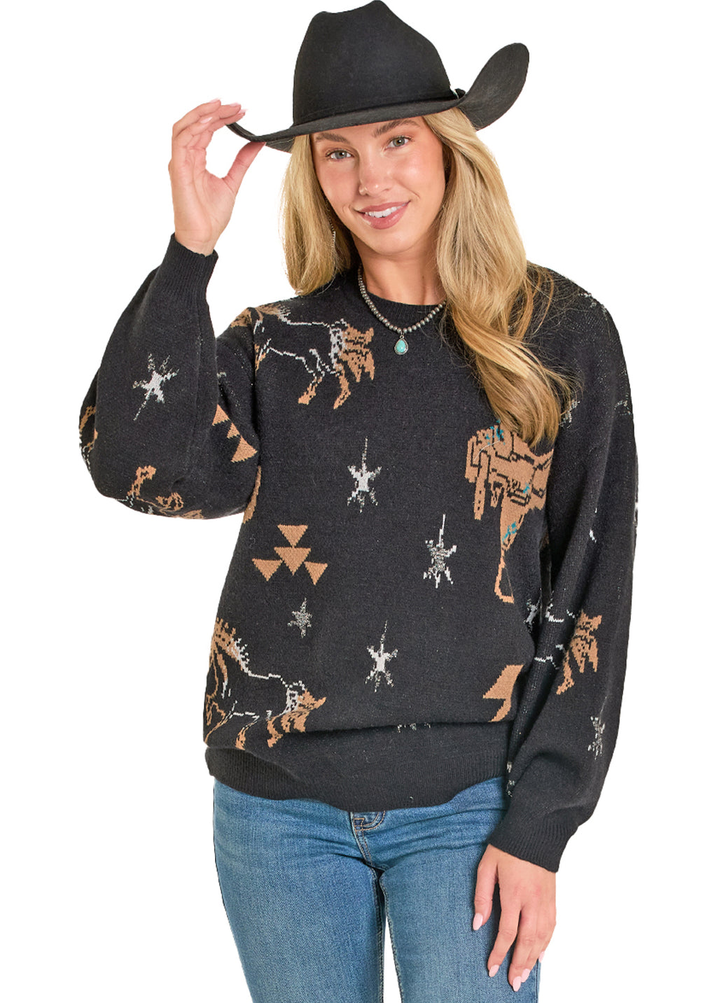 The Galactic Western Diva Sweater by Rock & Roll Denim