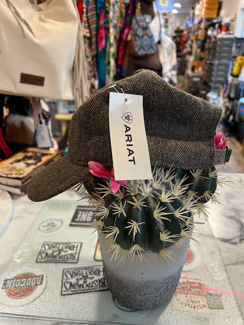 The Brandy Horse Girl Hat - Brown Tweed