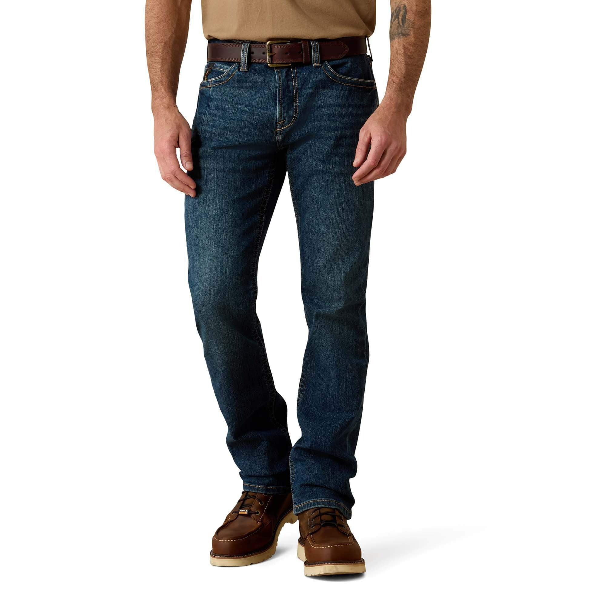 ARIAT Men's Rebar M7 Stackable Straight Leg Jeans - Bodie