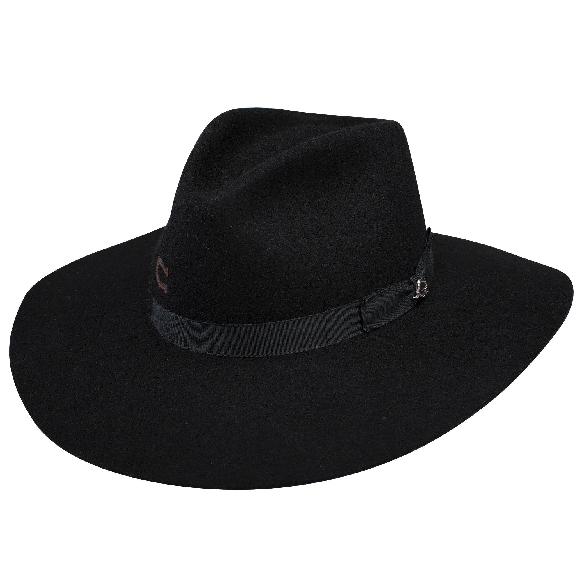 Charlie 1 Horse Highway Felt Hat - Black