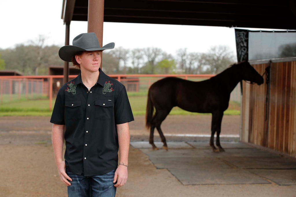 The Texas Road House Pearl Snap Shirt by Cinch