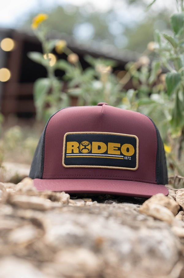 Rodeo Hat by Hooey in Burgundy/Black