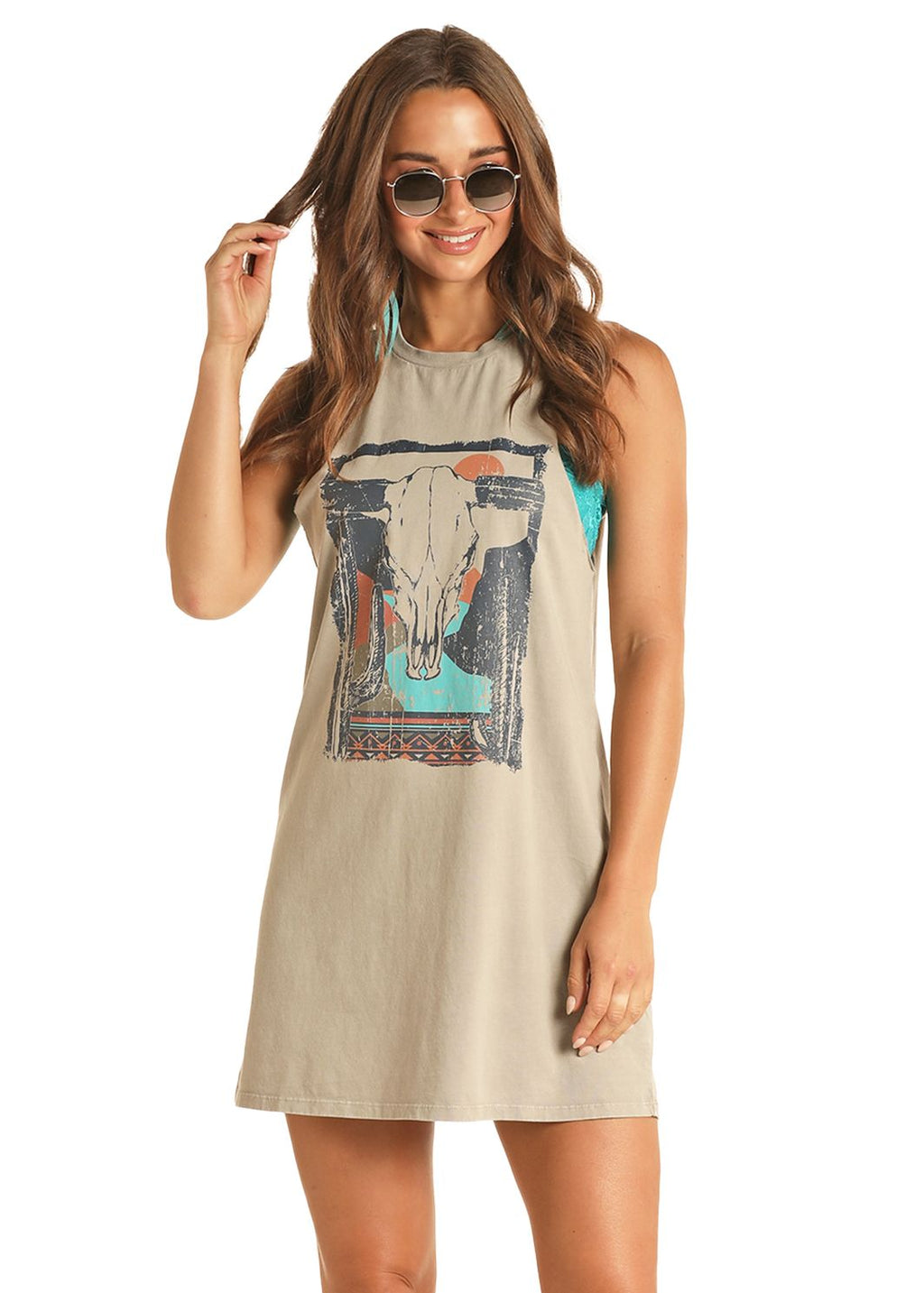 Desert Drifter Tank Dress by Rock & Roll Denim