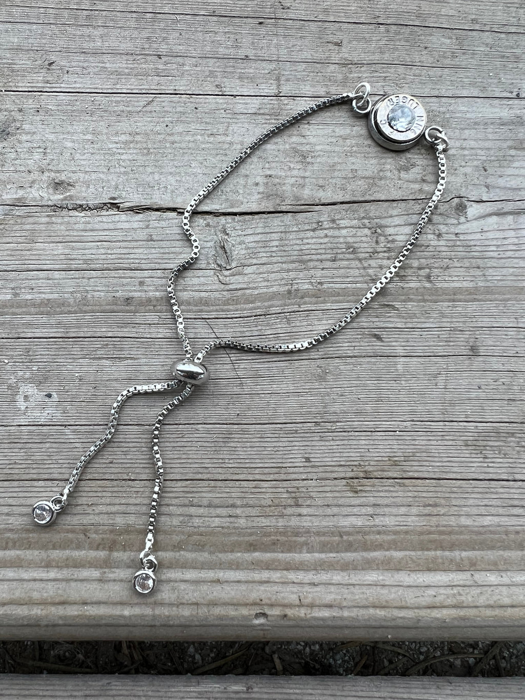 The Sparkly Bullet Adjustable Bracelet