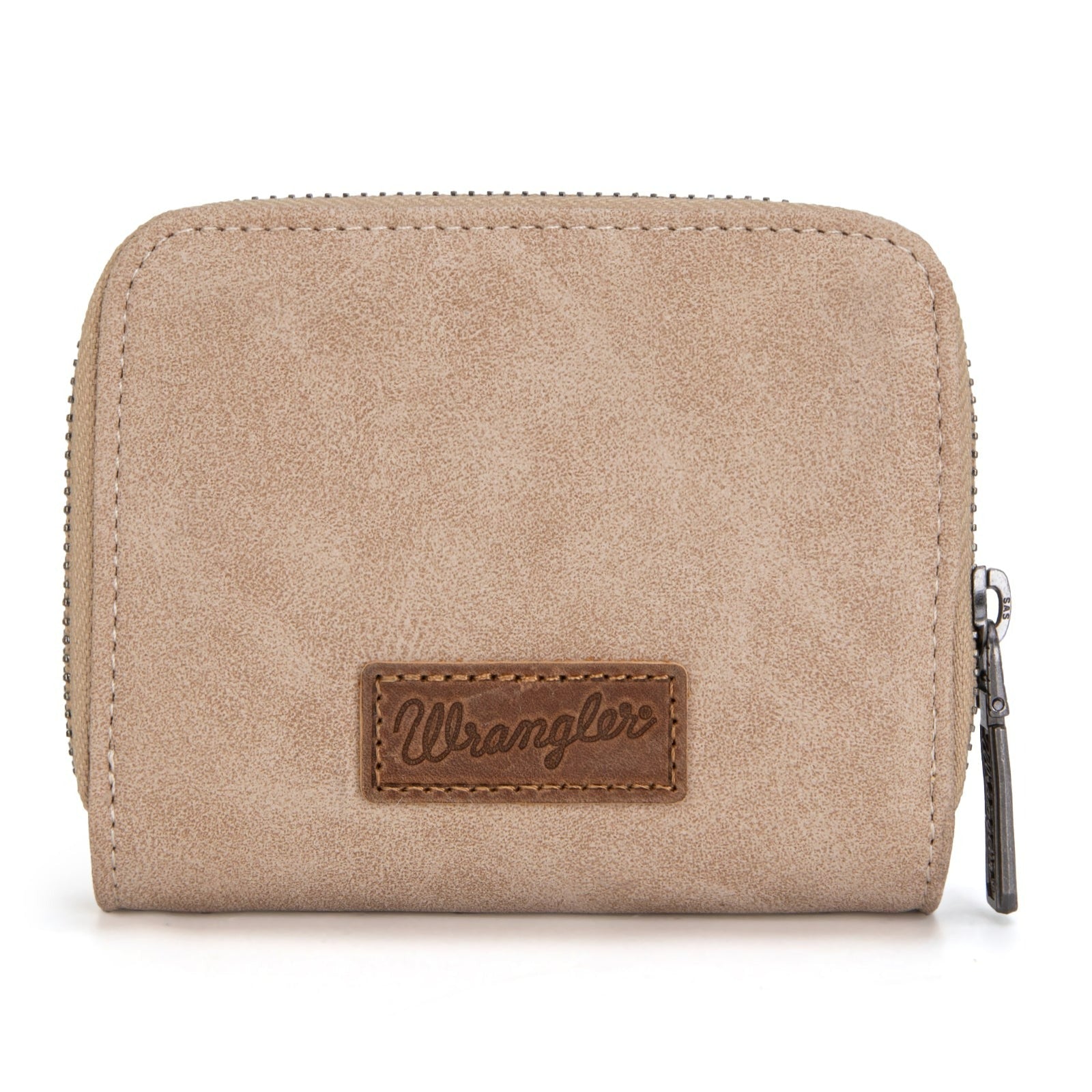 The Dotty Jane Carved Wrangler Wallet - Cremello