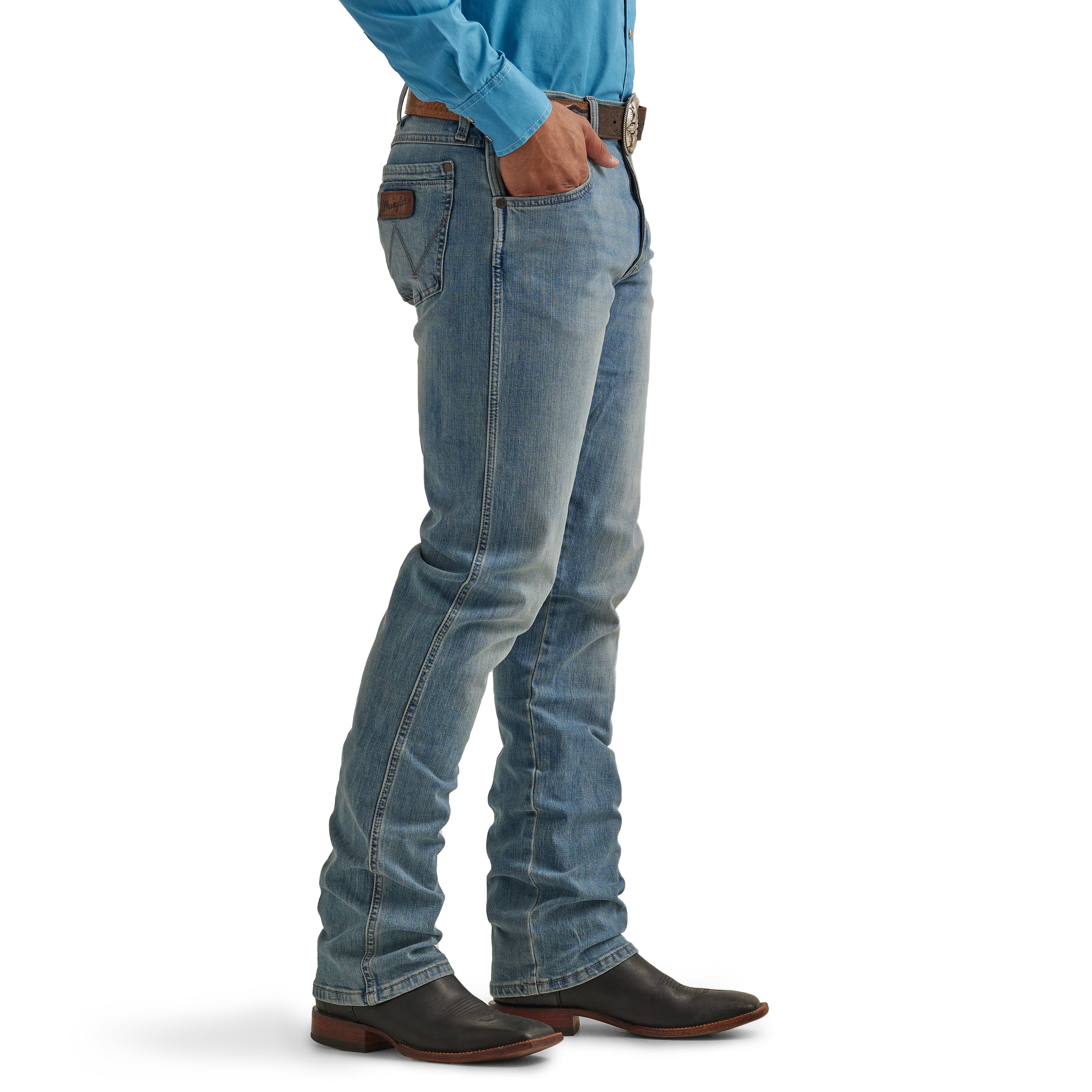 Jacksboro Slim Straight Cut Jeans by Wrangler