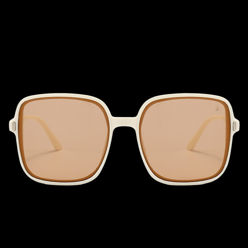 Thelma Sunglasses in White by American Bonfire