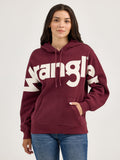 The Represent Hoodie by Wrangler Retro - Maroon