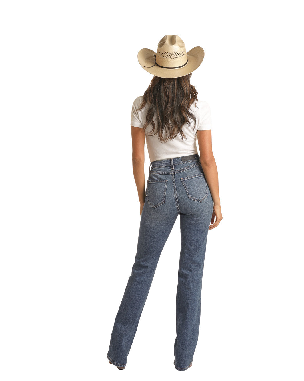 The Dolly Button Fly High Rise Jeans by Rock & Roll Denim