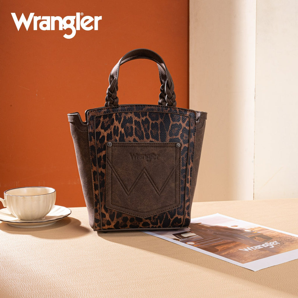 The Cat's Meow Tote Bag by Wrangler - Coffee