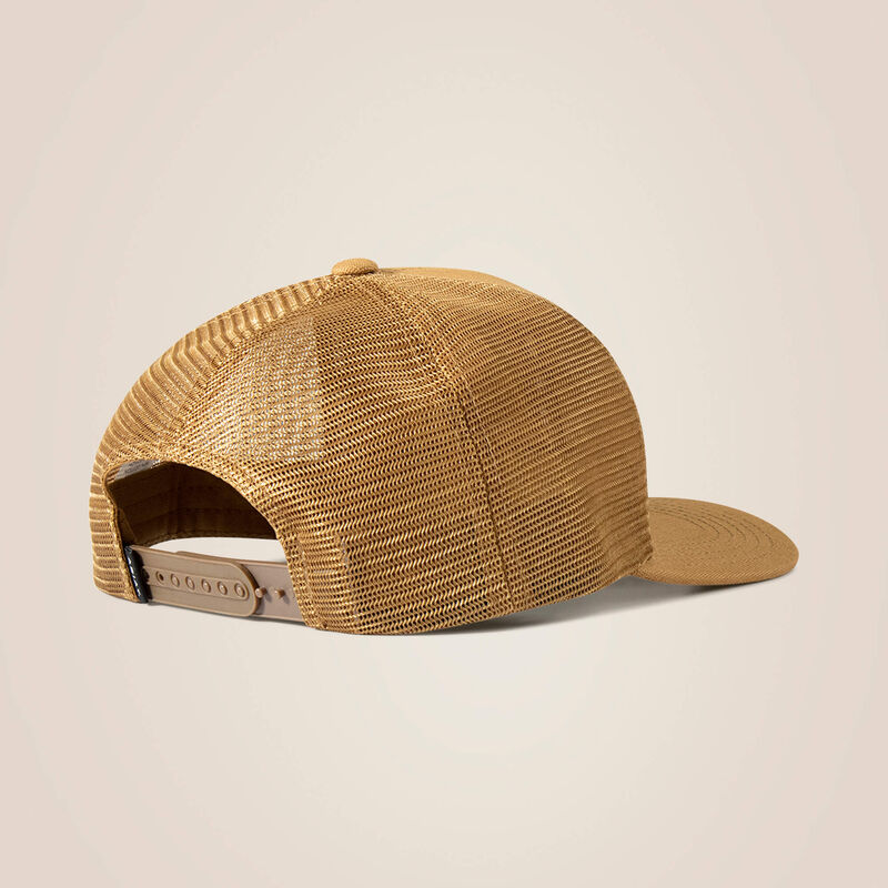 ARIAT Aztec Patch Tan Canvas Hat