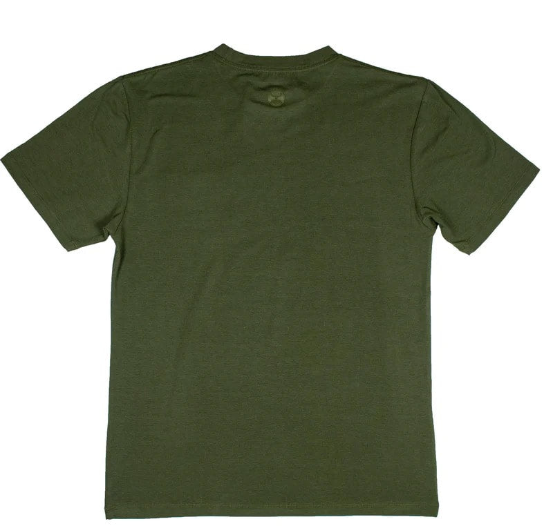 The Ranch Basic Tee by Hooey in Military Green