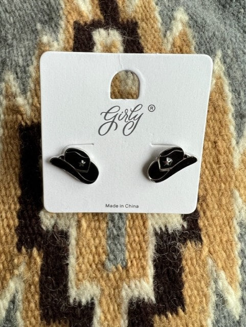 The Urban Cowgirl Earring - Black & Pink