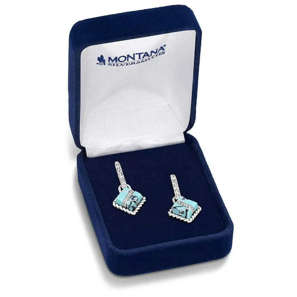 The High Noon Cobblestone Earrings by Montana Silversmiths