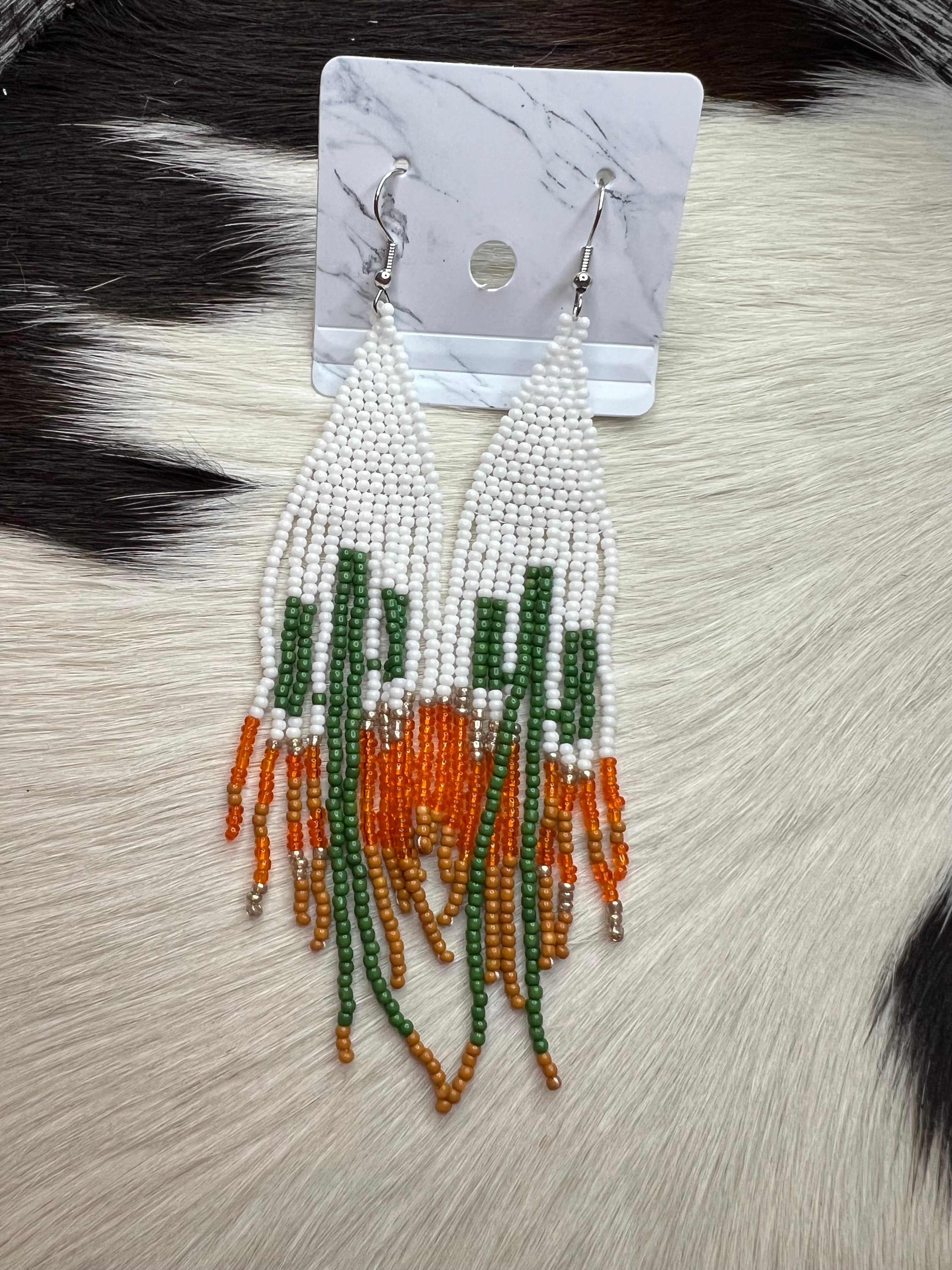 Desert Dreamin’ Beaded Earring