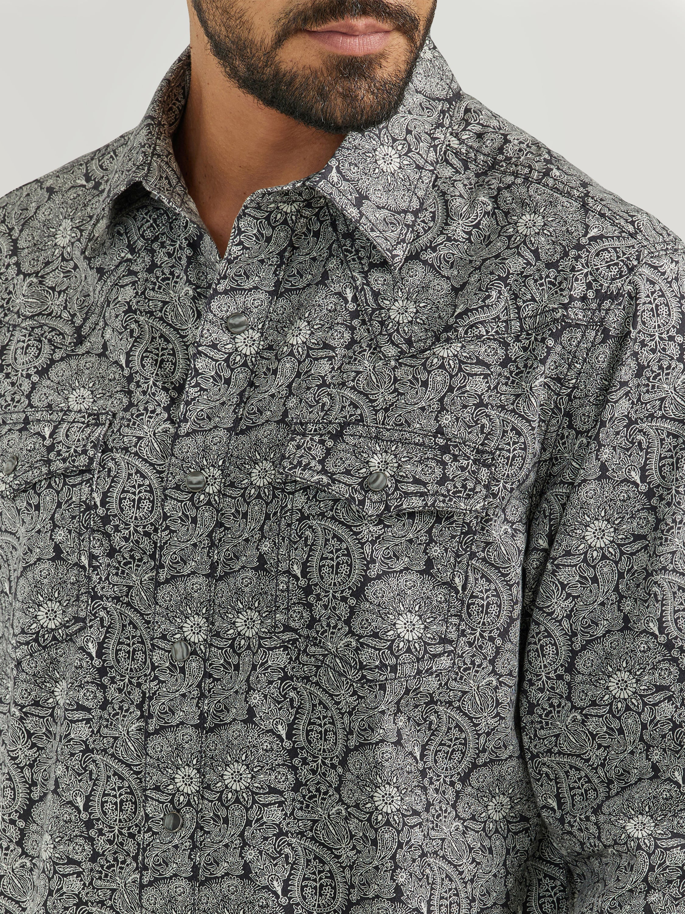 Midnight Cowboy Pearl Snap Shirt by Wrangler