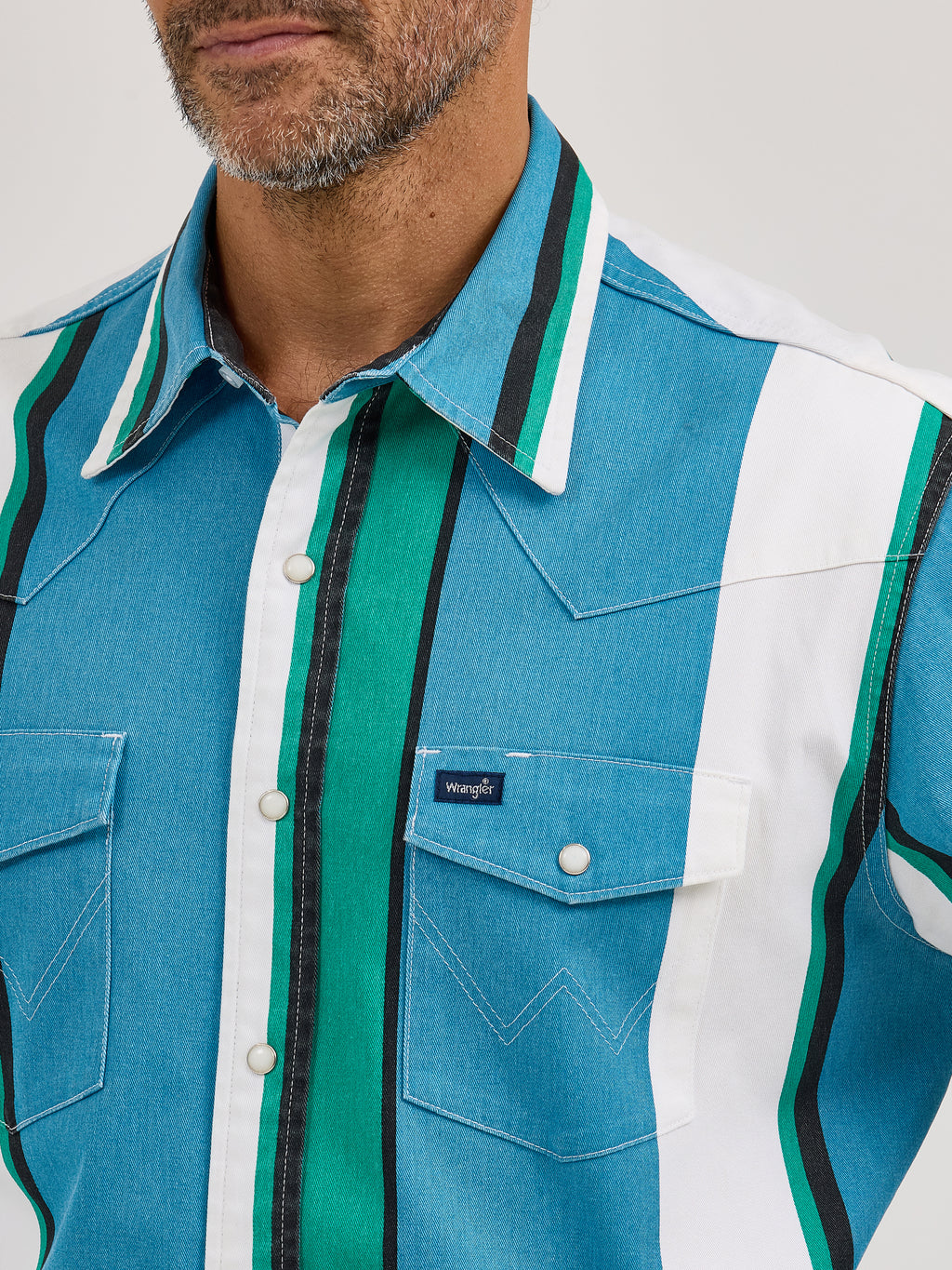 The Mojito Brushpopper Pearl Snap Shirt by Wrangler