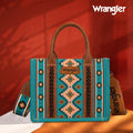 The Saddle Blanket Wrangler Mini Tote Purse in Turquoise