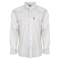 The Del Sol Long Sleeve Pearl Snap in White by Hooey