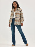 The Jacquard Southwestern Shacket by Wrangler