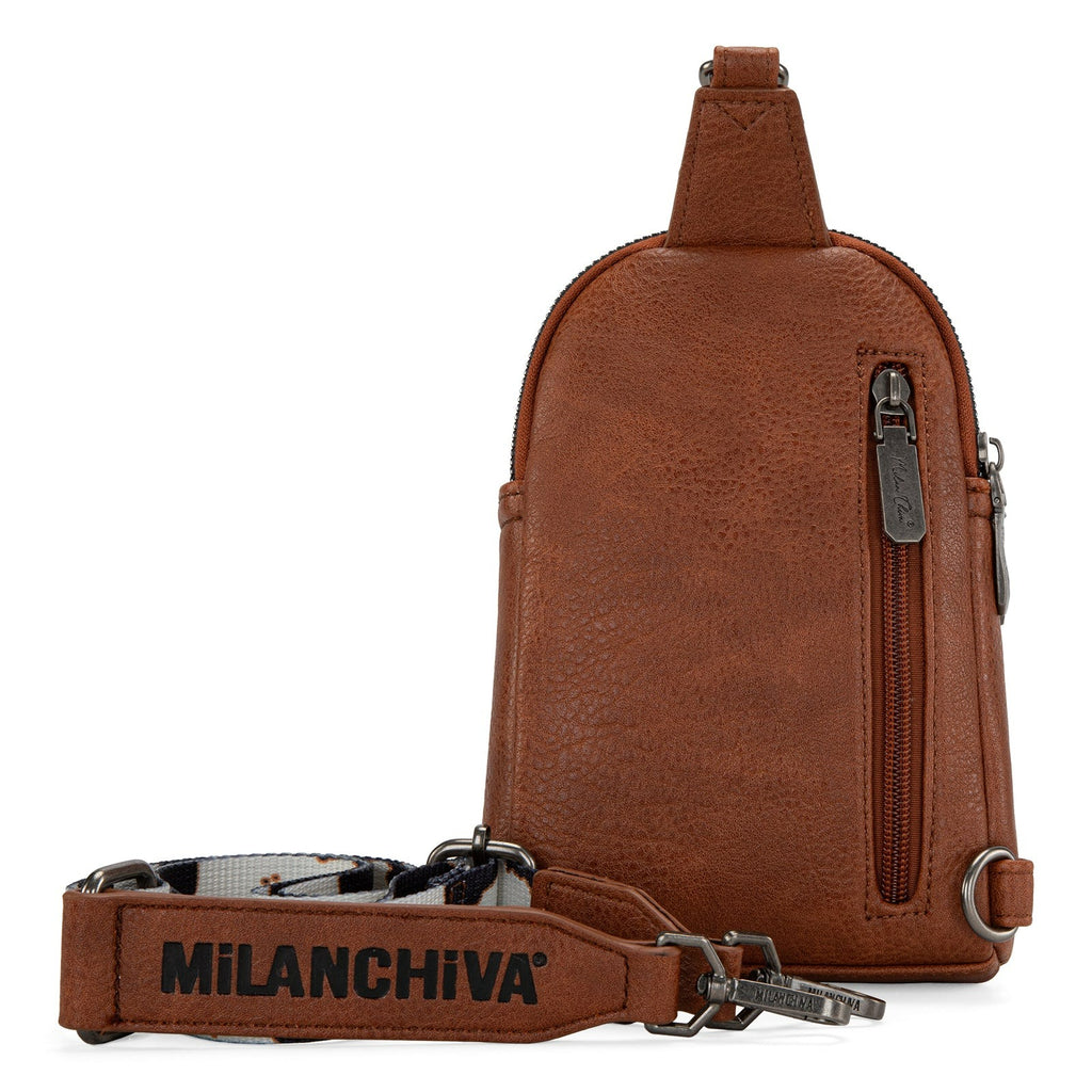 The Dairy Delight Slingbag by Milan Chiva - Brown