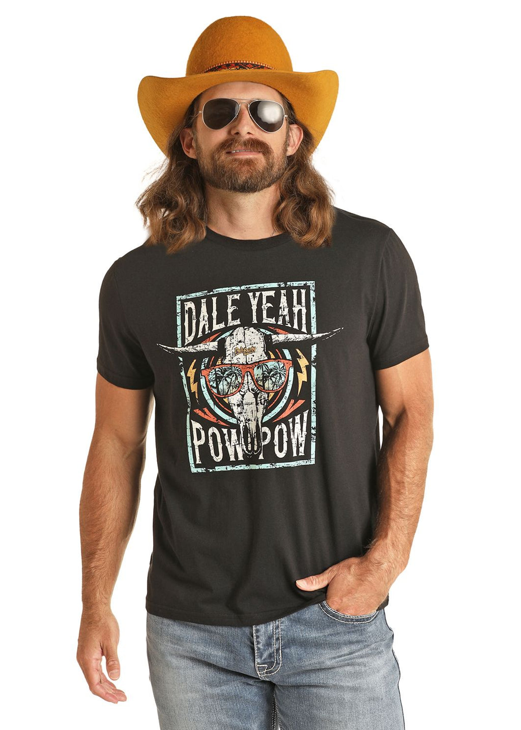 Dale Brisby Bull Shades Tee by Rock & Roll Denim