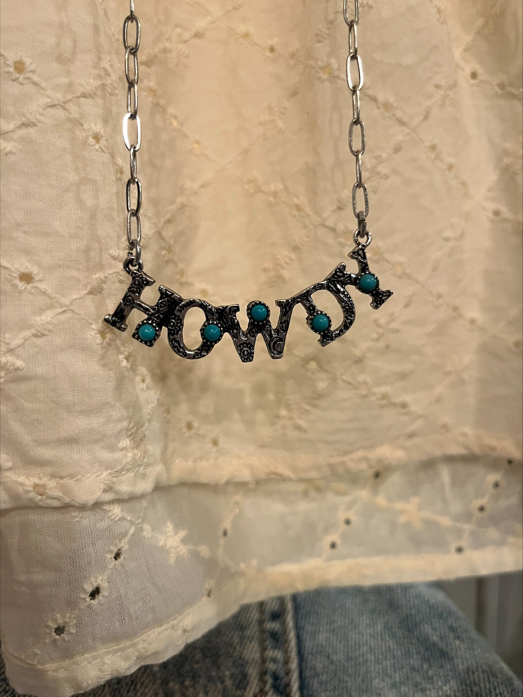 Howdy Necklace + Earring Set