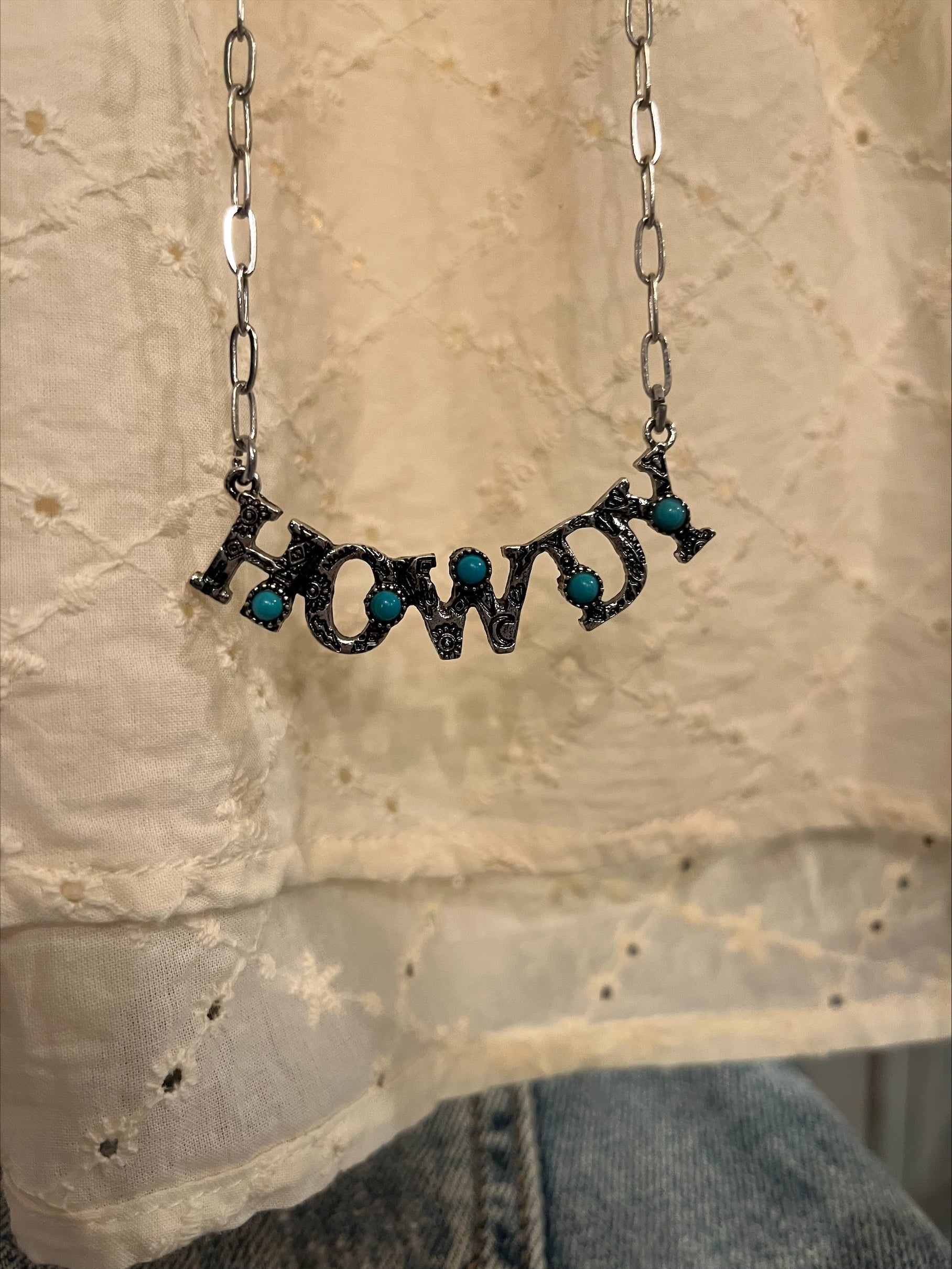 Howdy Necklace + Earring Set