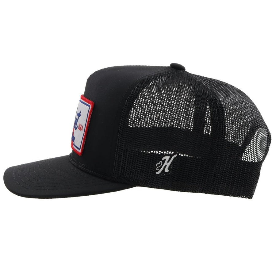 Pabst Flag Hat by Hooey Black/Black