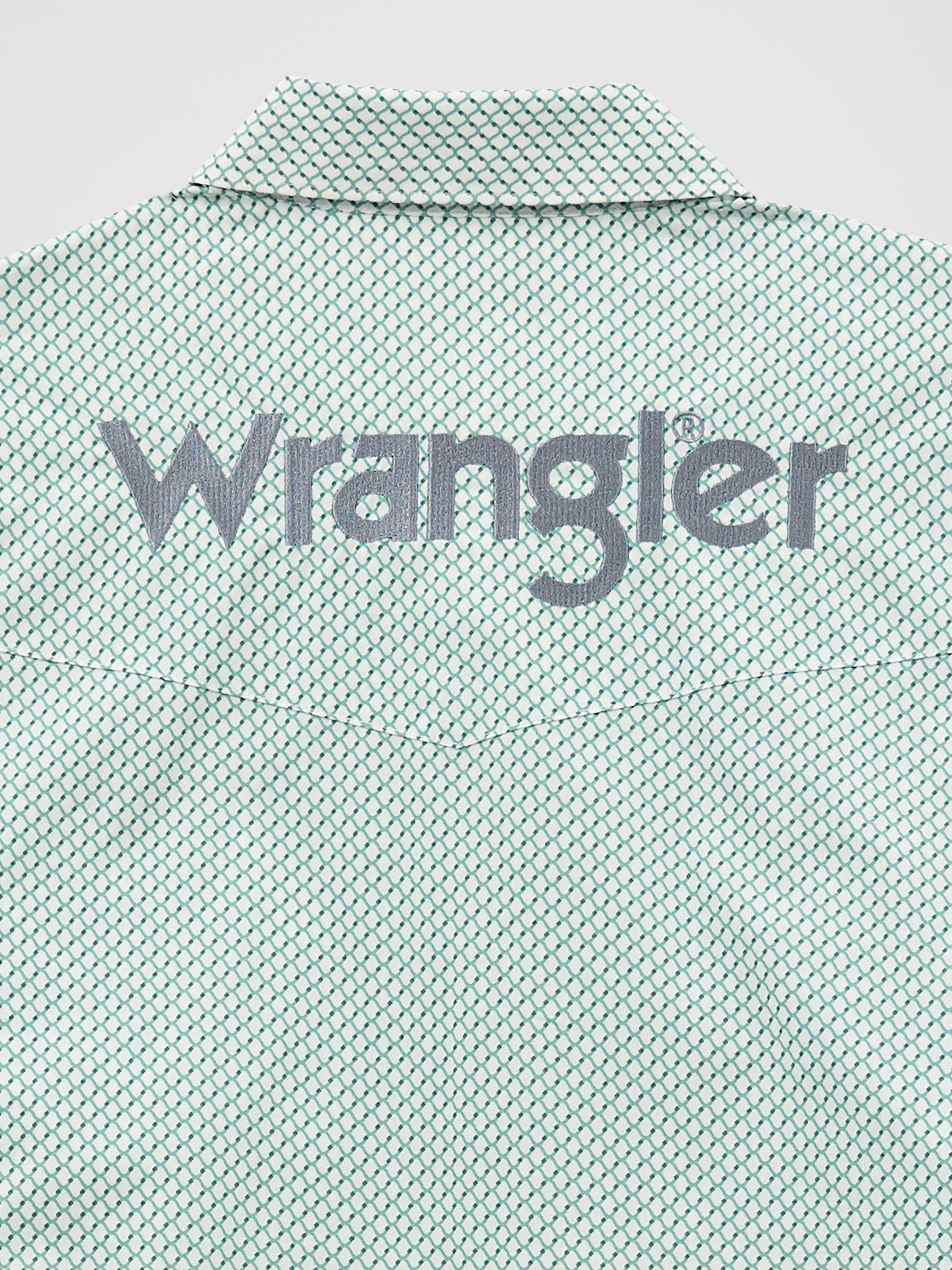 The Rodeo Classic Pearl Snap Shirt by Wrangler - Limestone
