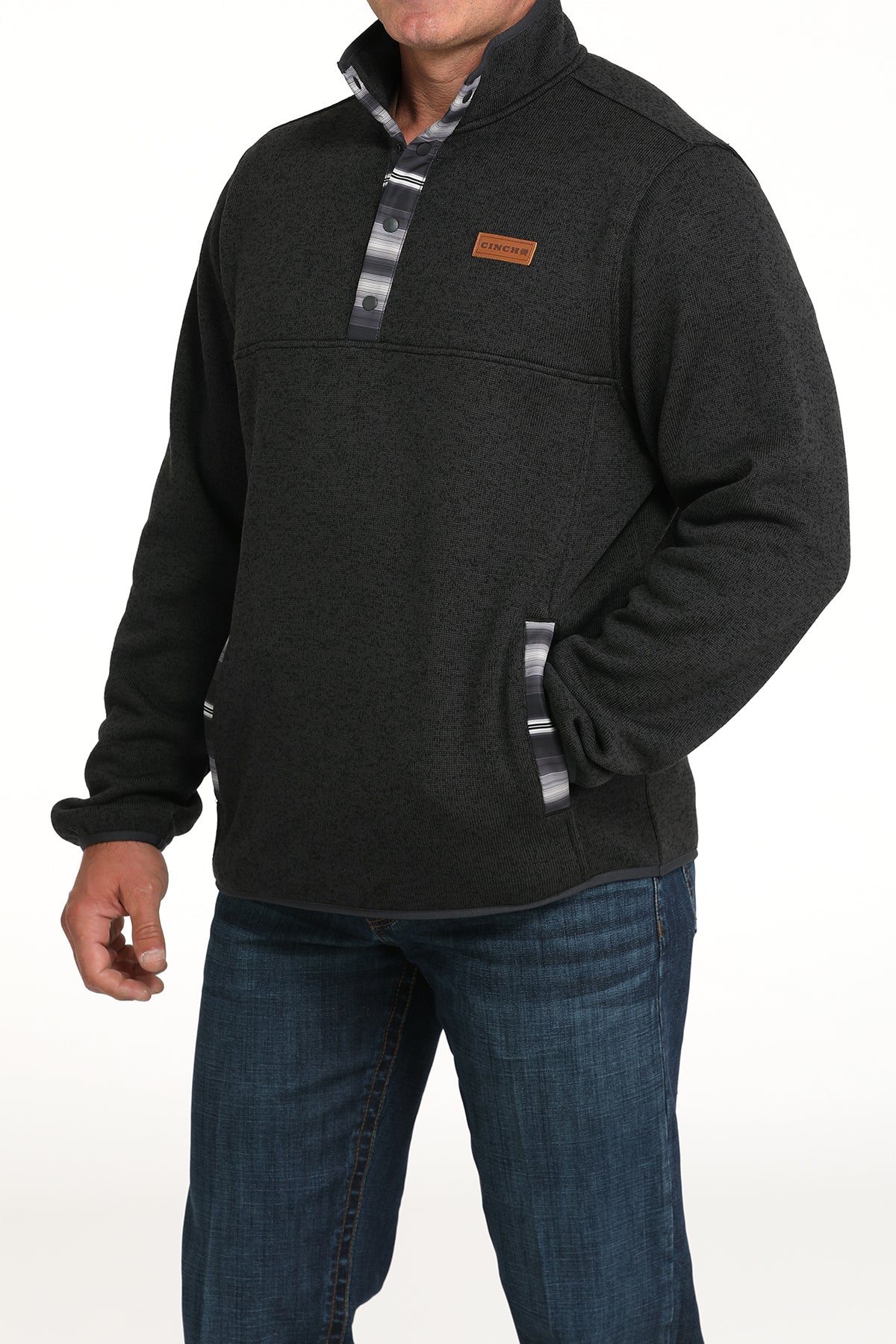 The Black Canyon City Thick Fleece Snap Up Men's by Cinch