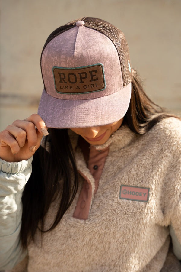 Rope Like A Girl Rustic Rose Aztec Hat by Hooey