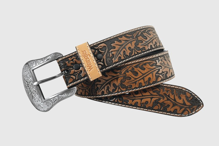 The Bozeman Oak Leaf Belt By Wrangler