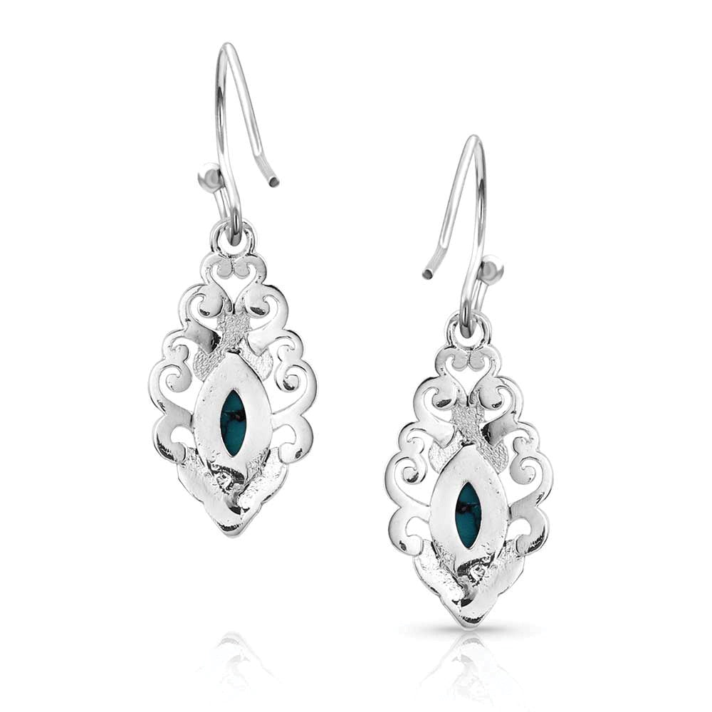 The Austin Filigree Turquoise Earrings by Montana Silversmiths